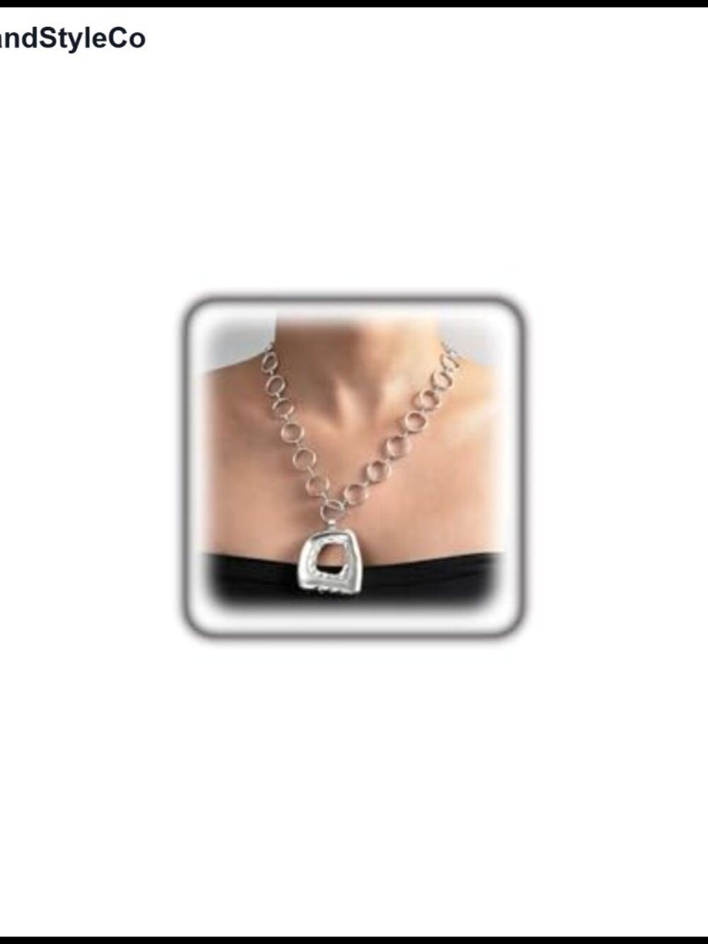 Gold Tone Chunky Hollow Geometric Pendant Choker Necklace Statement Jewelry